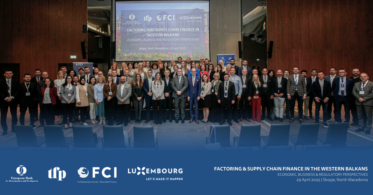 41466 – EBRD TFP x FCI Skopje April 2025 – Group Photo Faktoring Crna Gora